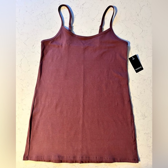 NWT Torrid M/L Foxy Cami Tank Top Sassafras Size 00 - Picture 2 of 11